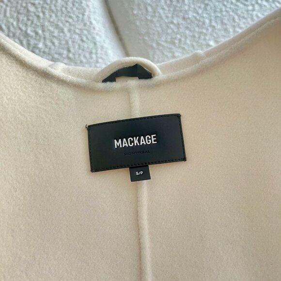 MACKAGE Azra Belted Wool Wrap Coat - Picture 4 of 6